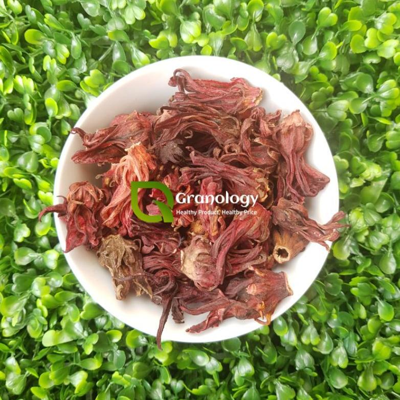 

PRODUK- BUNGA ROSELLA KERING / DRIED ROSELLA FLOWER (500 GRAM) BY GRANOLOGY .