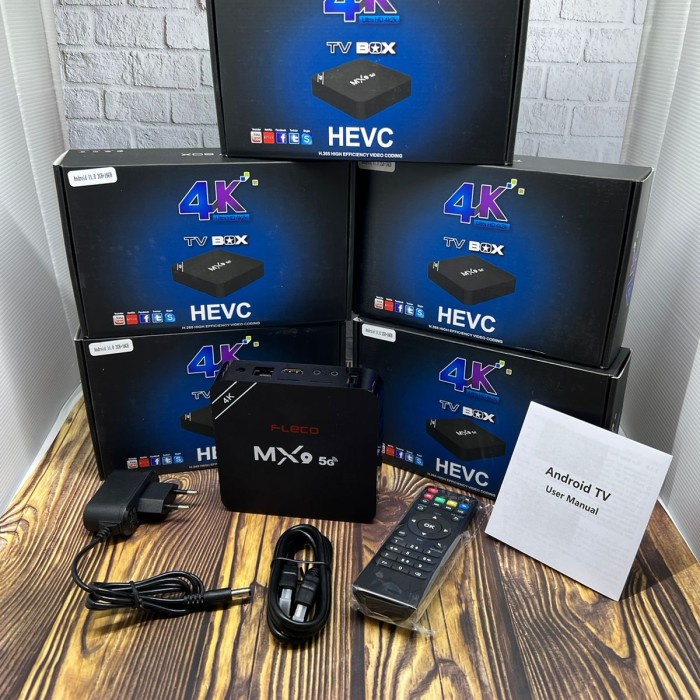Produk Terbaru Tv Box Android Wifi Uhd 4K Fleco Hevc