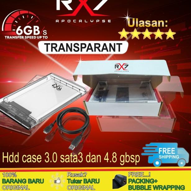 RX7 SSD ENCLOSURE 2.5" SATA USB 3.0 EXXTERNAL CASE
