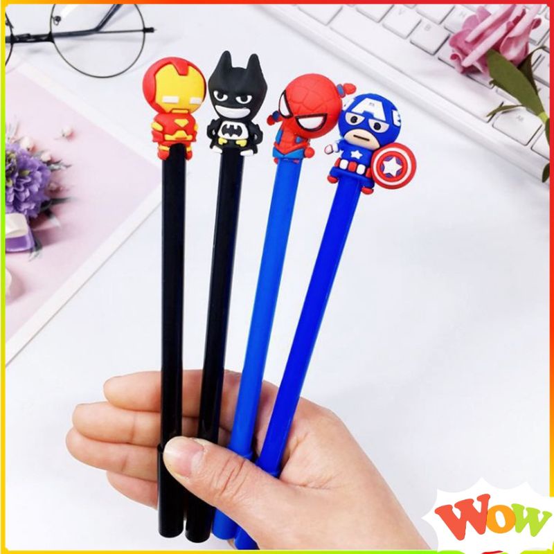 

PENA GEL KARAKTER SUPERHERO PEN STATIONARY IMPORT