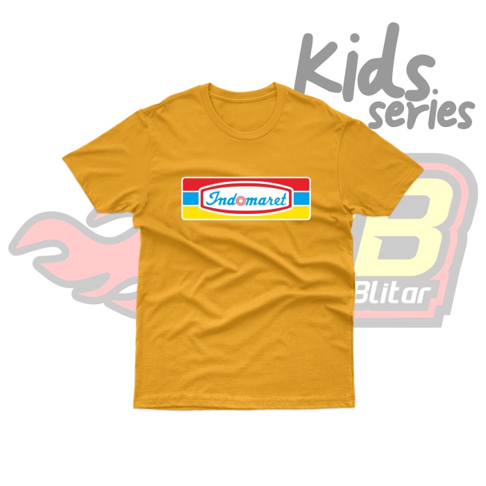 Baju Kaos Distro Anak Indomaret Katun Combed