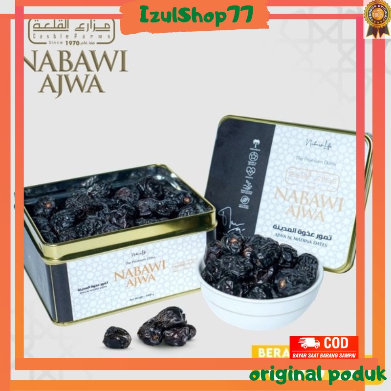 

KURMA AJWA 1000 GRAM / KURMA ORI / KURMA MURAH / KURAMA AJWA 1KG
