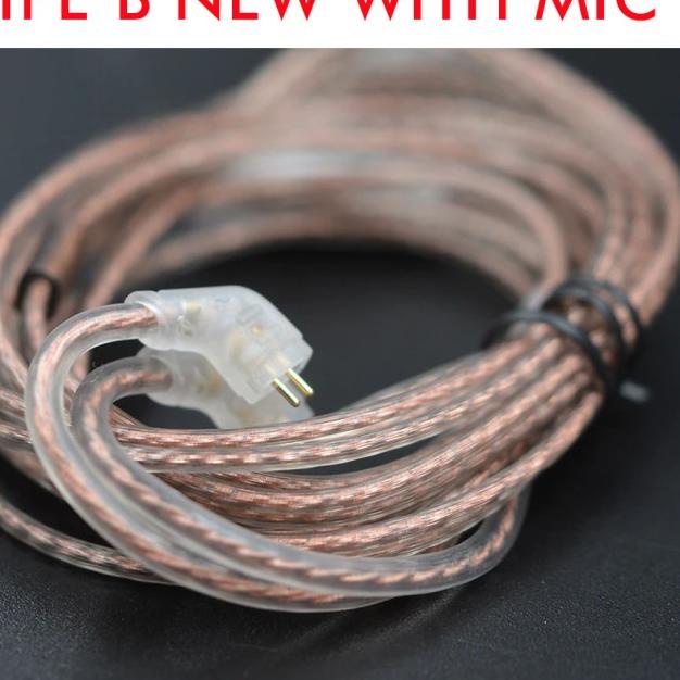 Kabel KZ Copper with Mic Kabel KZ ZSN PRO X KZ ZST X KZ Cable with Mic - Tipe B NEW