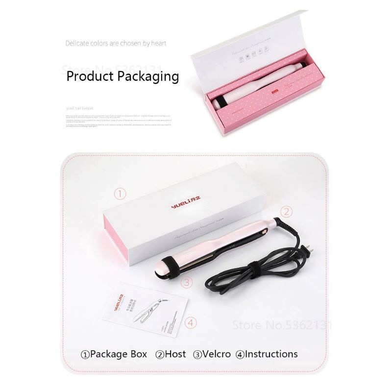 Catokan Rambut Elektrik Hair Straightener Comb