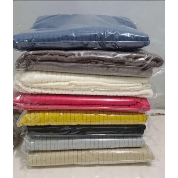 Celana Kulot Jalur rajut knitt Premium