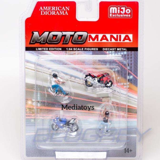 american diorama motomania mijo exclusive skala 1:64