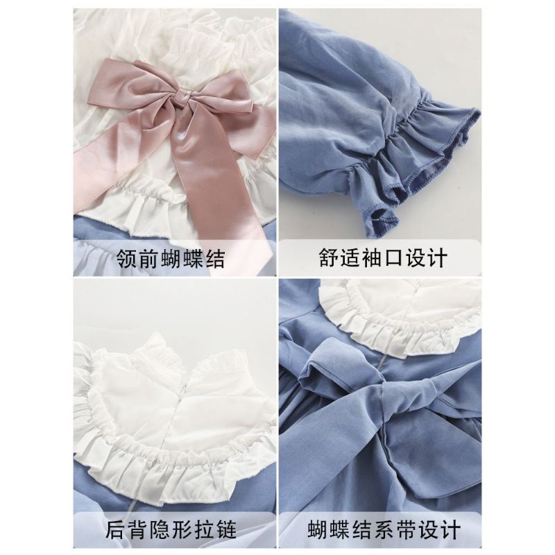 [MikanHiro Store] Dress Lolita Anak-Anak Lucu Imut Girls princess dress spring and autumn season lolita skirt new style lolita lolita Princess Rita dress children