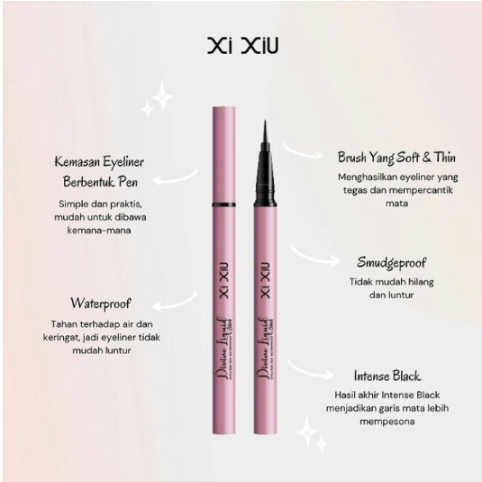 XI XIU Eyeliner Pen/Wings Stamp &amp; Eyebrow Matic | Waterproof