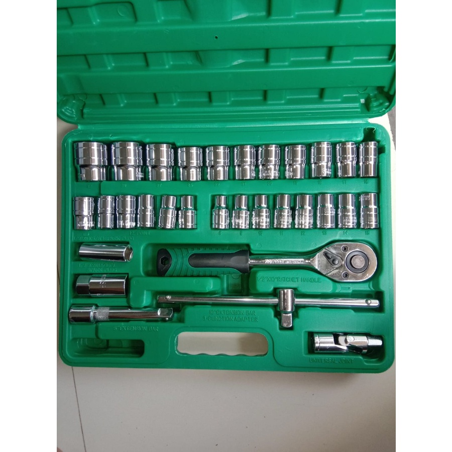 Kunci Sok shock / Driver Metric Socket Wrench Set 32 pcs kunci shock set japan V2 02FEB