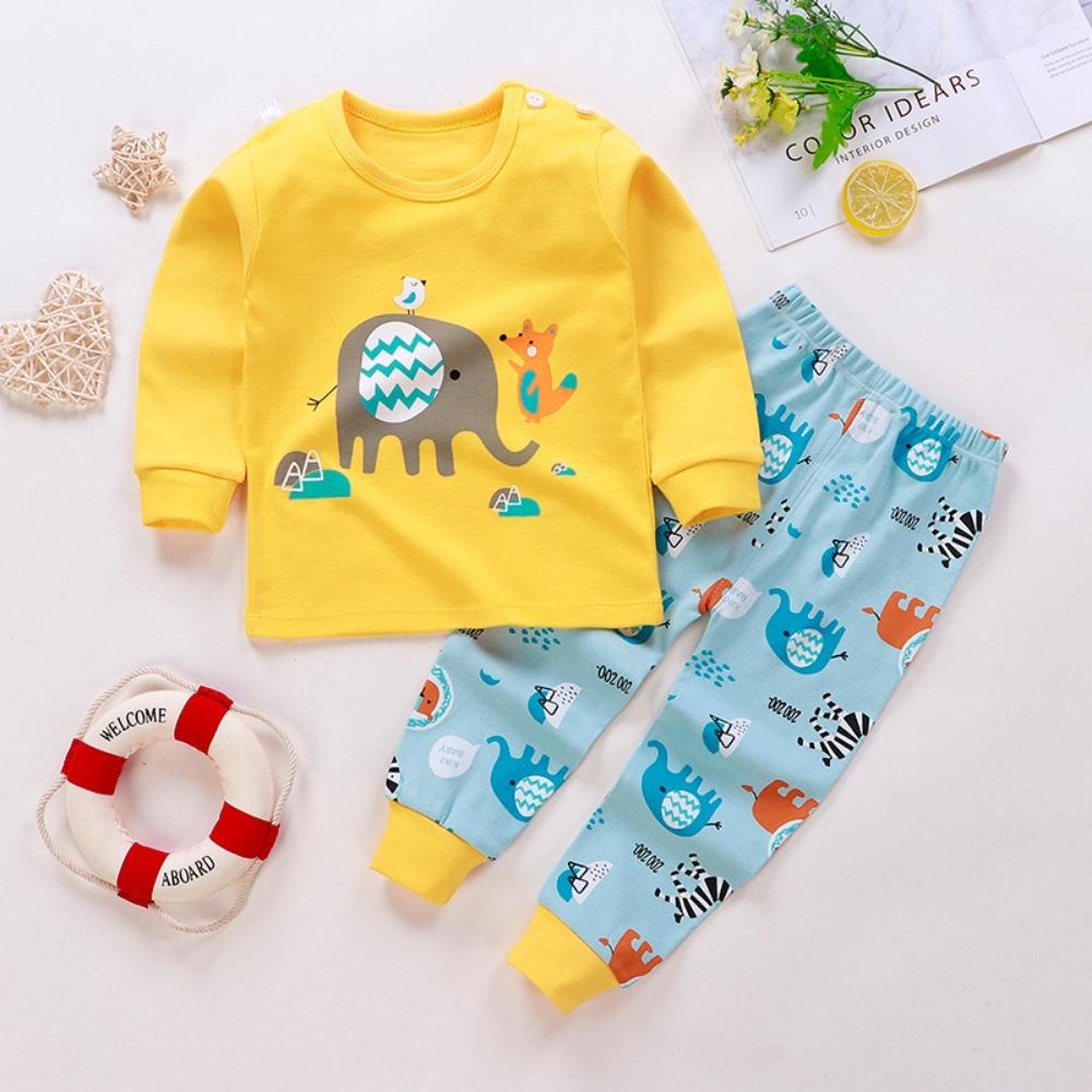 RG - Setelan Sweater Anak Laki 6 Bulan - 5 Tahun - Setelan Baju Tidur / Setelan Lengan Panjang