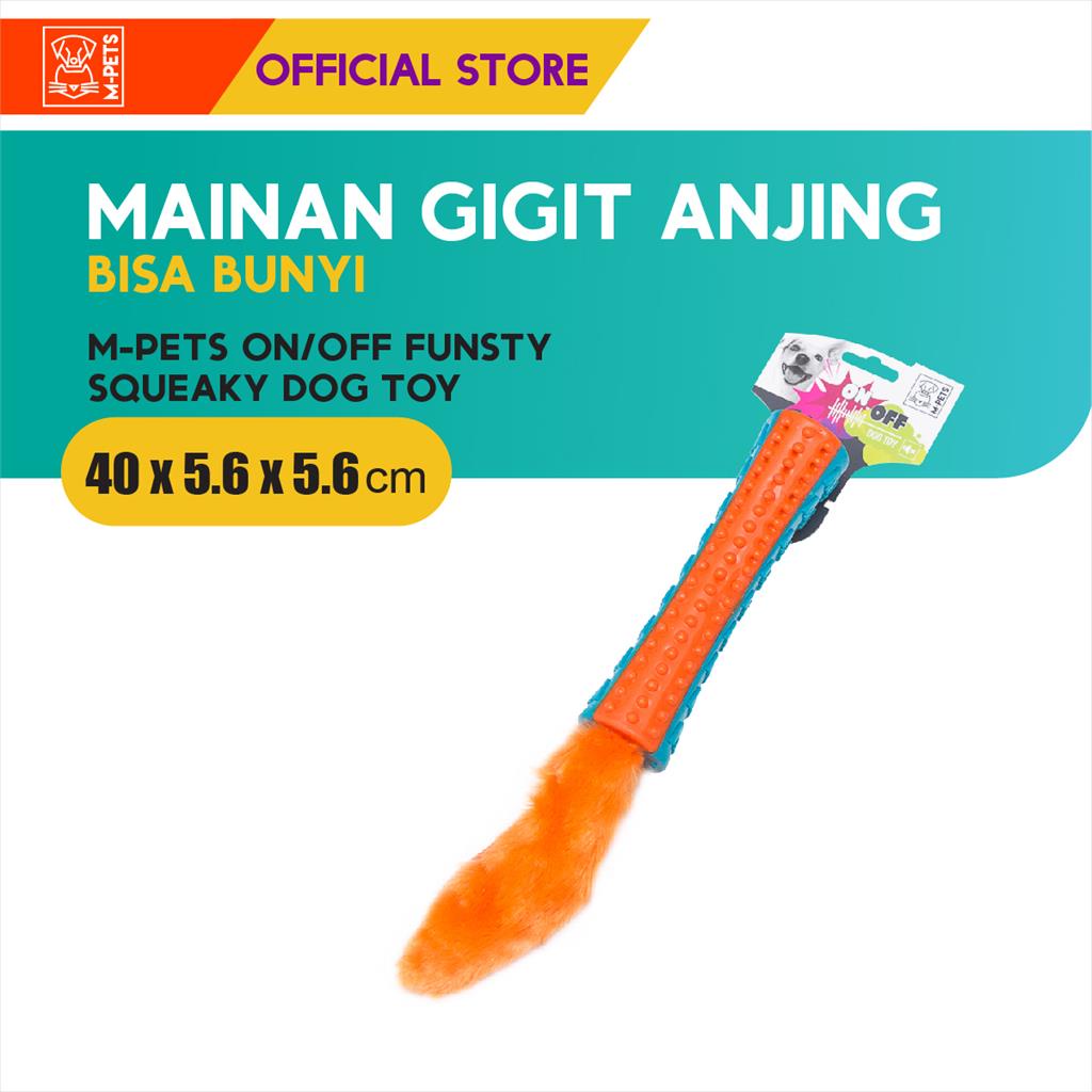 M-Pets On/Off Funsty Dog Toy / Mainan Anjing Bisa Bunyi Dan Tidak