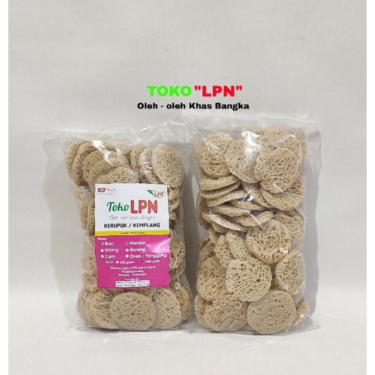 

Kerupuk Keriting Mentah Ikan Belinyu Bangka 500 gram