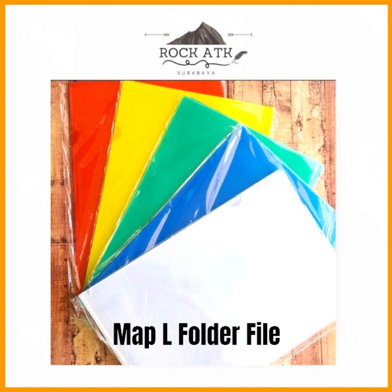 

12Pcs Rex Map L File F4 Folio Bening Warna Clear Sleeves (Pack)