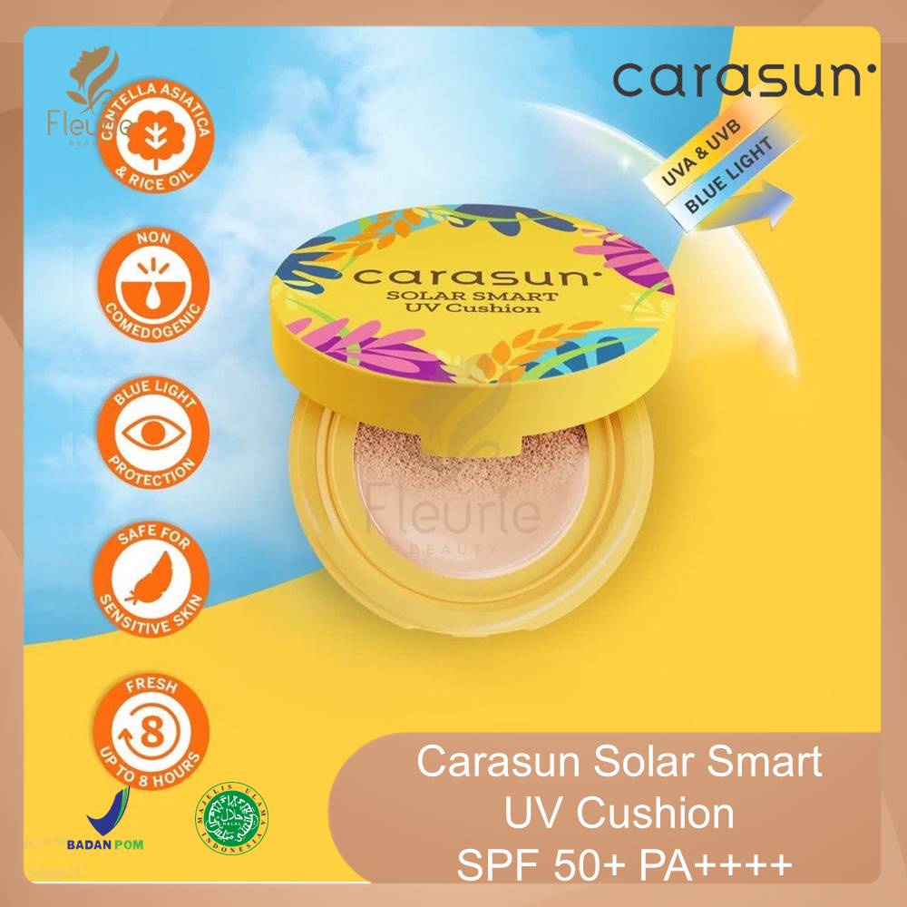 Carasun Solar Smart UV Cushion Full Size SPF 50+ PA++++ - Cushion SPF 50 Original BPOM