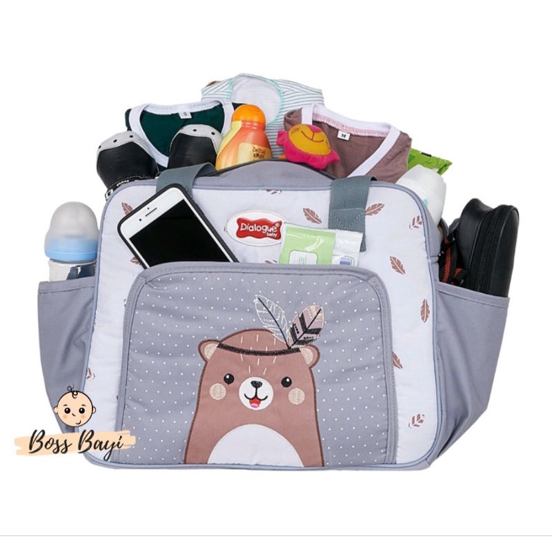 Dialogue Baby Tas Medium Bearie Series - DGT7314