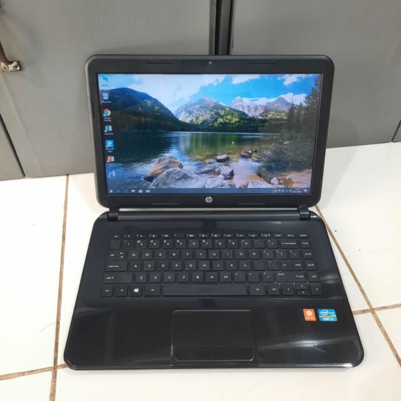 Laptop Hp 14-d012TU, Core i3-3110M, Ram 4 Hdd 500Gb, Mulus, Black BERGARANSI BISA CICILAN