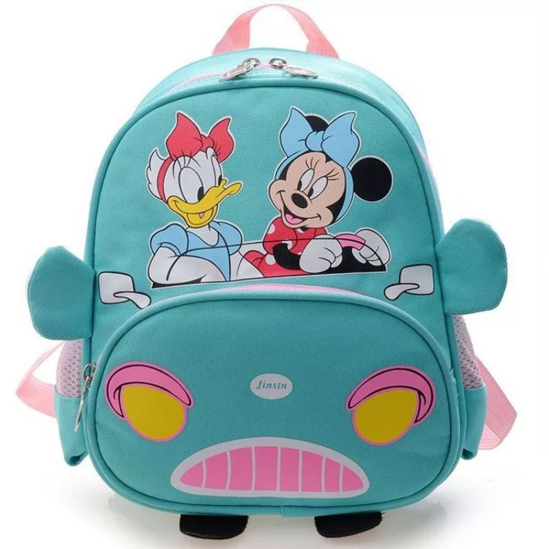 Tas Anak Disney Kartun Mickey Minnie Tas Sekolah Anak-anak Tk Ransel Siswa Sekolah Dasar Mickey Mouse Tas Cetak Anak-anak ( COD )