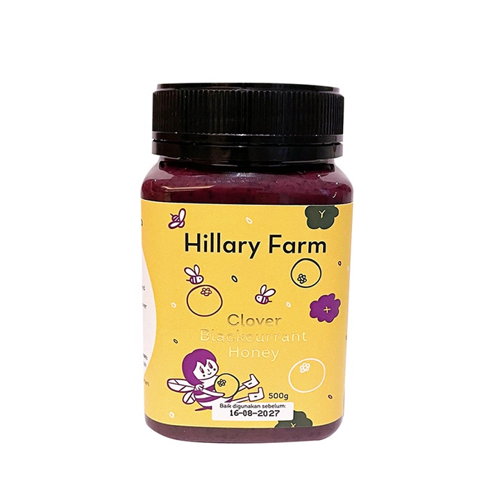 

Hillary Farm Clover Blackcurrant Honey 500gr