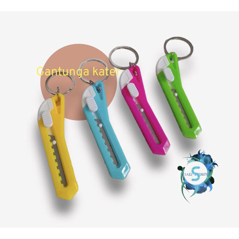 Gantungan kunci kater pisau lipat mini