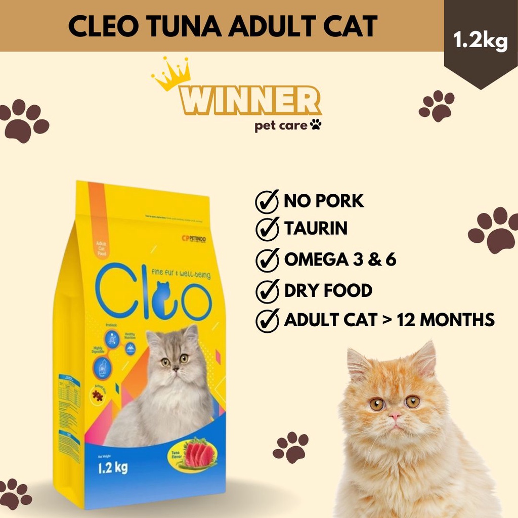 CLEO Tuna Adult Cat Food Freshpack 1.2kg