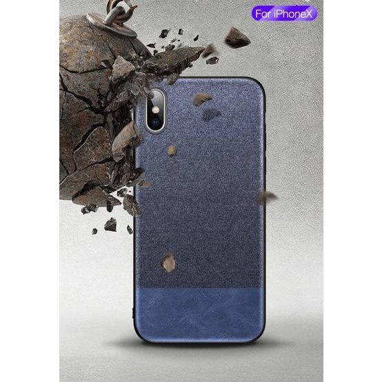 CAFELE Premium Denim Case - iPhone Xs Max iPhone Xr iPhone Xs iPhone X - iPhone Xr, Putih