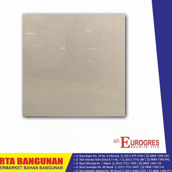 D-EUROGRES GRANITE 60 X 60 CM CREME MARBEL/ GRANIT LANTAI KW1 1,44 M2