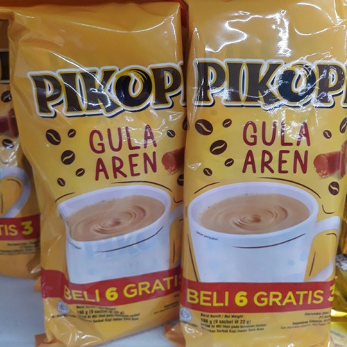 

PIKOPI Kopi Instant (6+3) Gula Aren 9 x 22gr