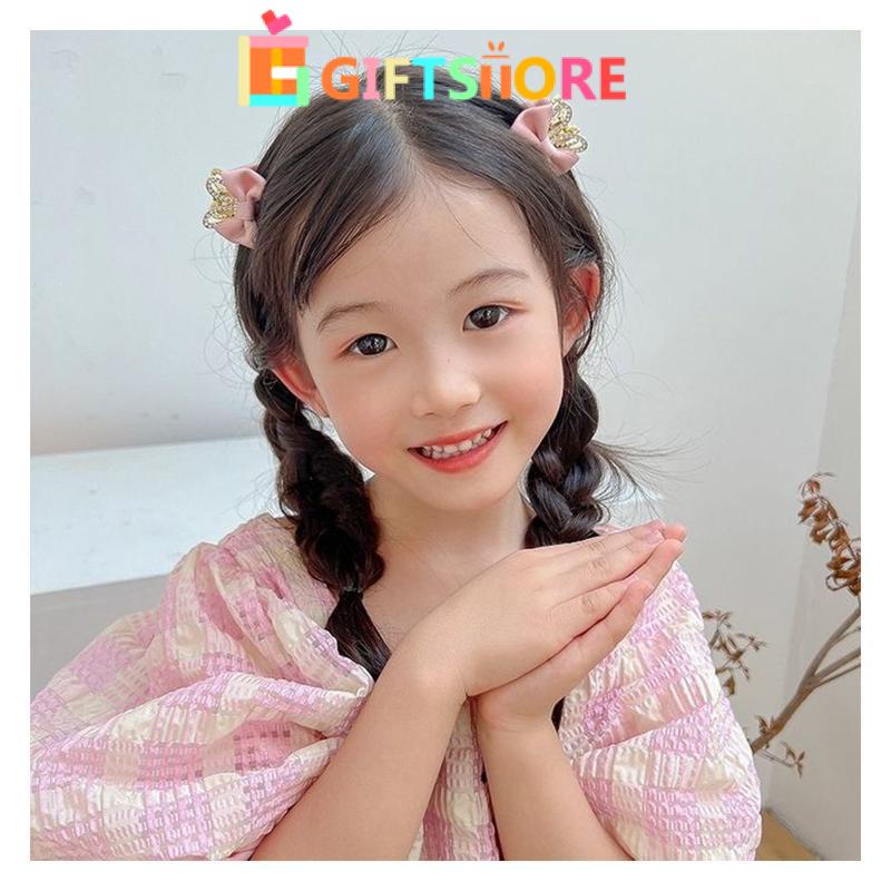 ✨COD Klip Kuncir Kuncir Kuncir Kuda Tinggi Memperbaiki Logam Busur Kecil Klip Kelinci kecil Rambut B