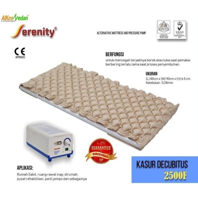 KASUR ANGIN DECUBITUS SERENITY EFFECT 2500F ALKES MEDAN