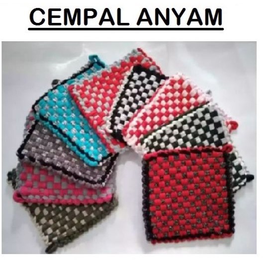 1234OS - Cempal Anyam / Cempal Anti Panas / Lap Tangan.