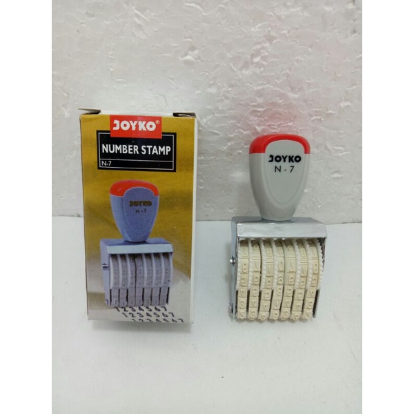 

Stempel nomor N-7 7 digit