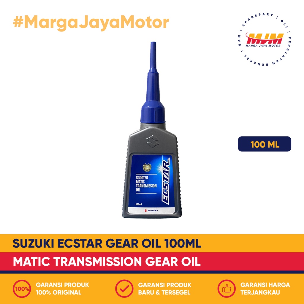 SGO Ecstar Gear Oil Matic 100ml Oli Gardan Transmisi Suzuki 100ml