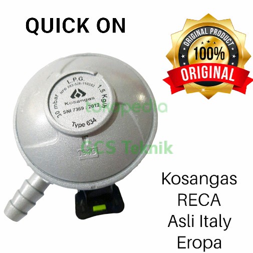 Regulator Kosangas Regulator Gas Lpg Asli Denmark