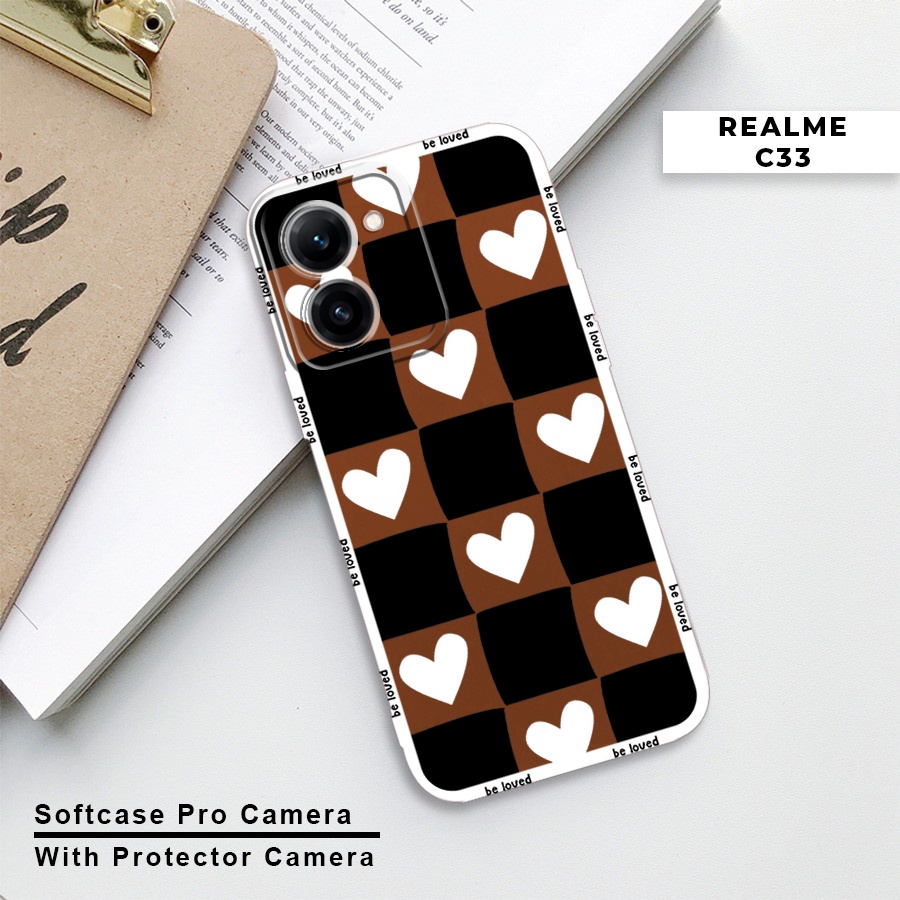 Case REALME C33 Case Hp REALME C33 Case Mychoice Gudang Casing [CATUR LOVE] Casing Hp Aesthetic Kesi