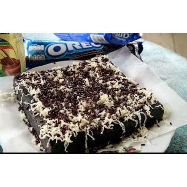 

brownies kukus oreo