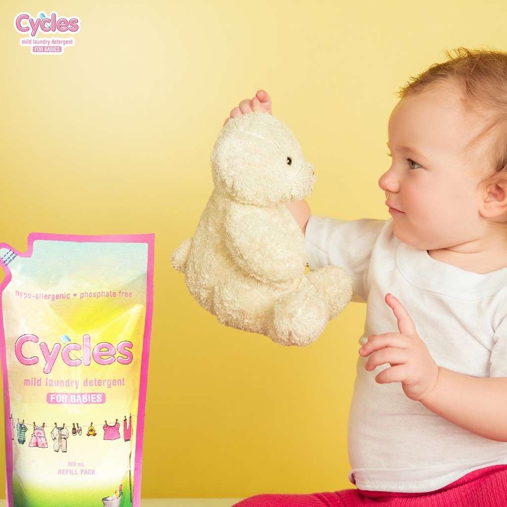CYCLES BABY MILD LAUNDRY DETERGENT REFILL 800ML