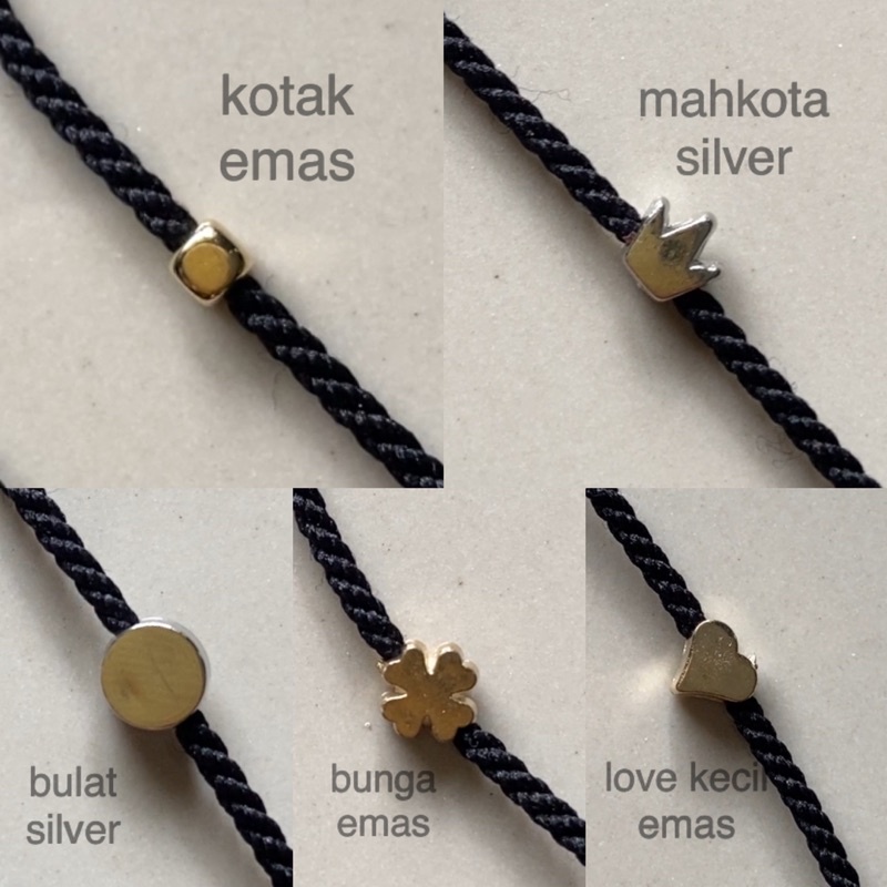 Gelang HITAM Motif kuaitas Premium