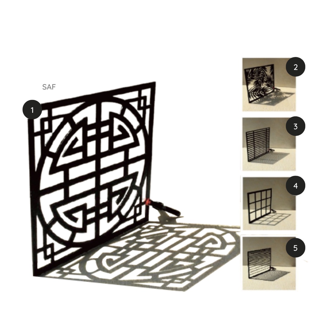 SAF lighting photo maker props gobo - cookie jendela pengatur bayangan