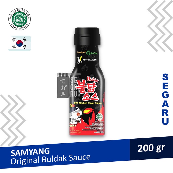 

SAMYANG SAUCE KOREAN BULDAK ORIGINAL SPICY SAUS PEDAS KOREA HALAL MUI