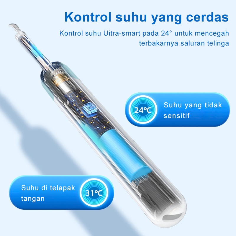 AmazeFan korek kuping LED smart Pembersih Telinga korek kuping kamera led korek kuping bayi alat pembersih telinga WIFI korek kuping waterproof earpick