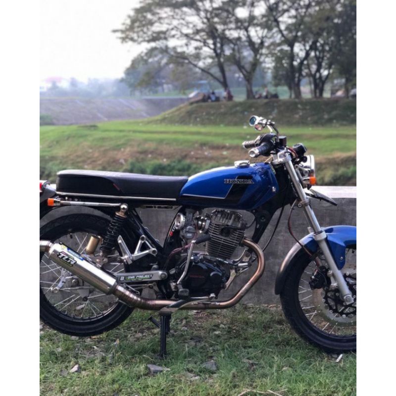 Leher atau Pipa knalpot Racing Non sambungan (PATEN) PNP CB CLASIC D50MM