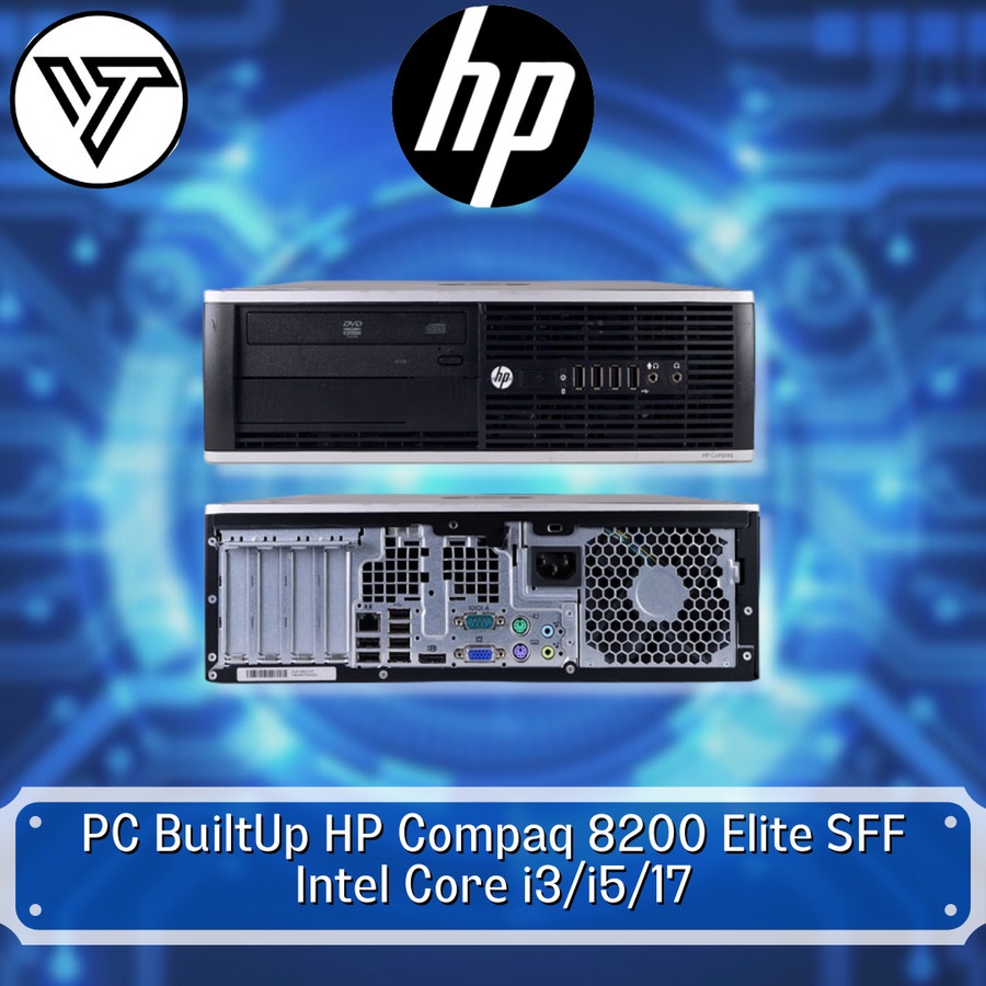 Bergaransi (GGP) PC Built UP HP Compaq 8200 Elite SFF PC i3 i5 i7 2600 RAM 16GB SSD 256 Termurah di