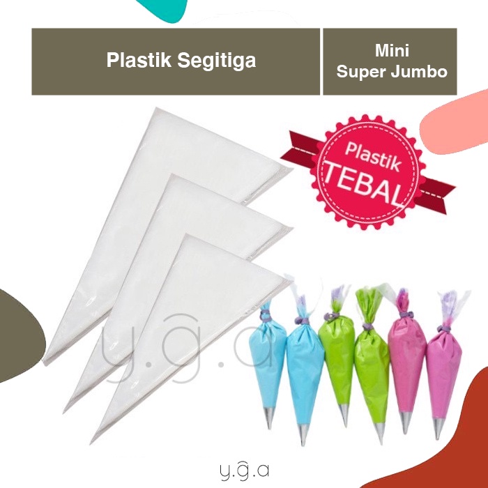 Plastik Segitiga / Piping Bag TEBAL