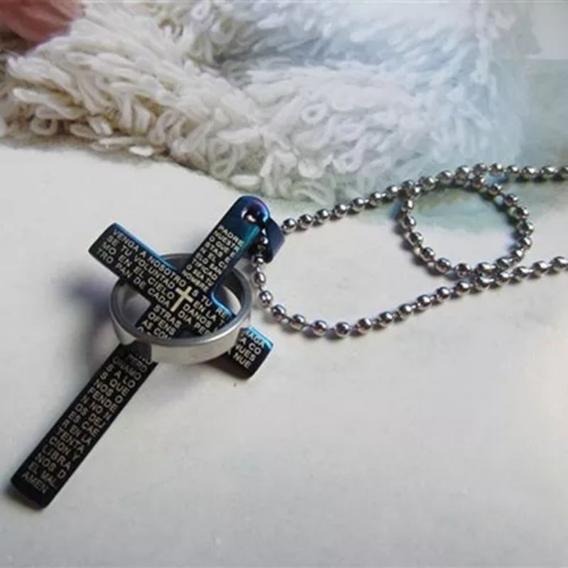 Grosir (SSC) Kalung Salib Pria & Wanita Liontin Salib Cross Necklace Premium Termurah