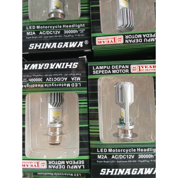 Lampu LED depan 2 sisi model ayoto universal cocok buat motor all matic