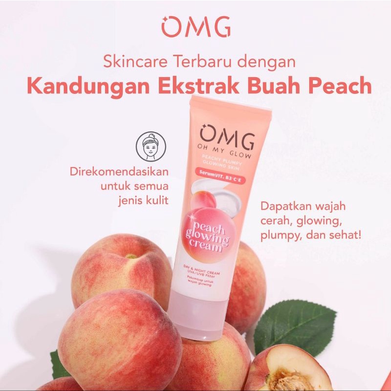 OMG OH MY GLOW Skincare Series Paket Hemat (Face Wash | Toner | Serum | Moisturizer)