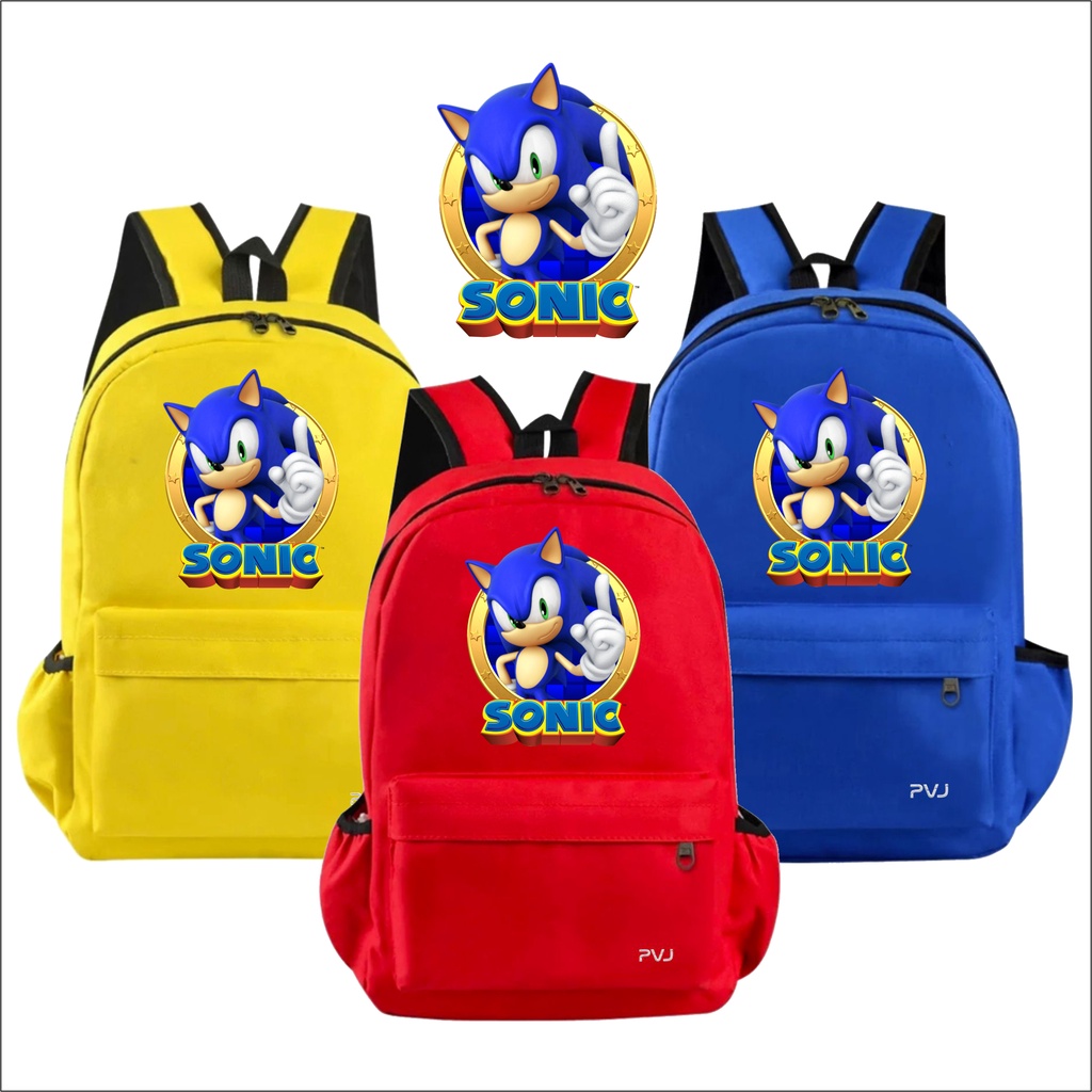 PVJ Tas Sonic The Hedgehog Backpack Anak Sekolah