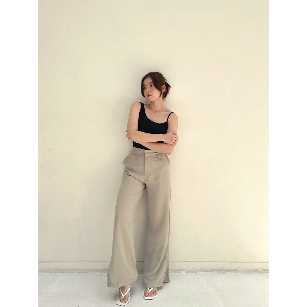 POTTIE - Poppy Cullotes Pants - Long Culottes High Waist