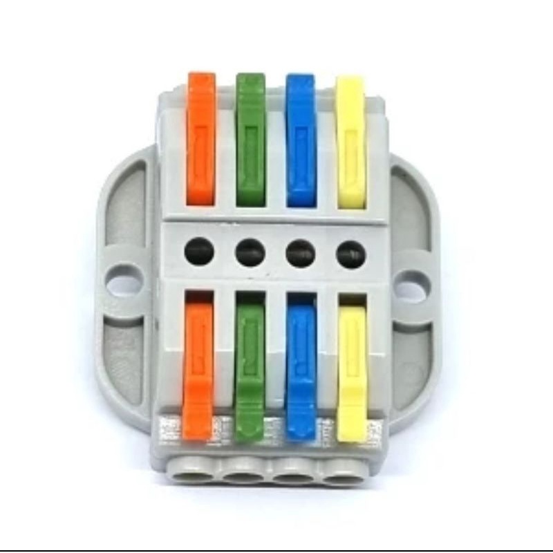 Terminal Konektor Blok Tuas (S 4-4) Sambungan Kabel Cepat