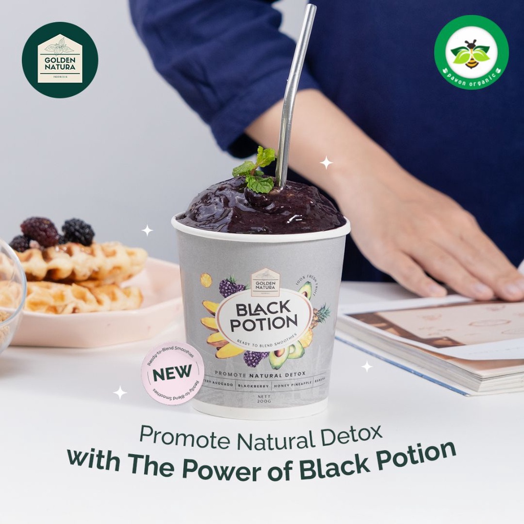 

Golden Natura Premium Ready-to-Blend Black Potion Smoothies